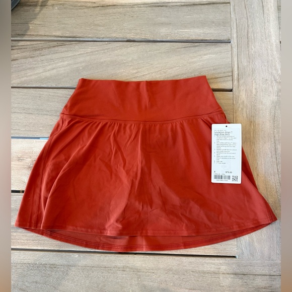 NWT lululemon Align™ High-Rise Skort, Autumn Rust / Size 8 - Picture 7 of 13
